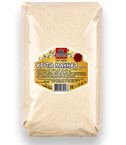 

Крупа манная ЭлитПак Эконом 800 г
