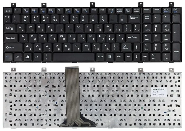 

Клавиатура для MSI CX500 CX600 CX605 CX700 A6000 ER710 MS1682 MS1731 VX600 VR600