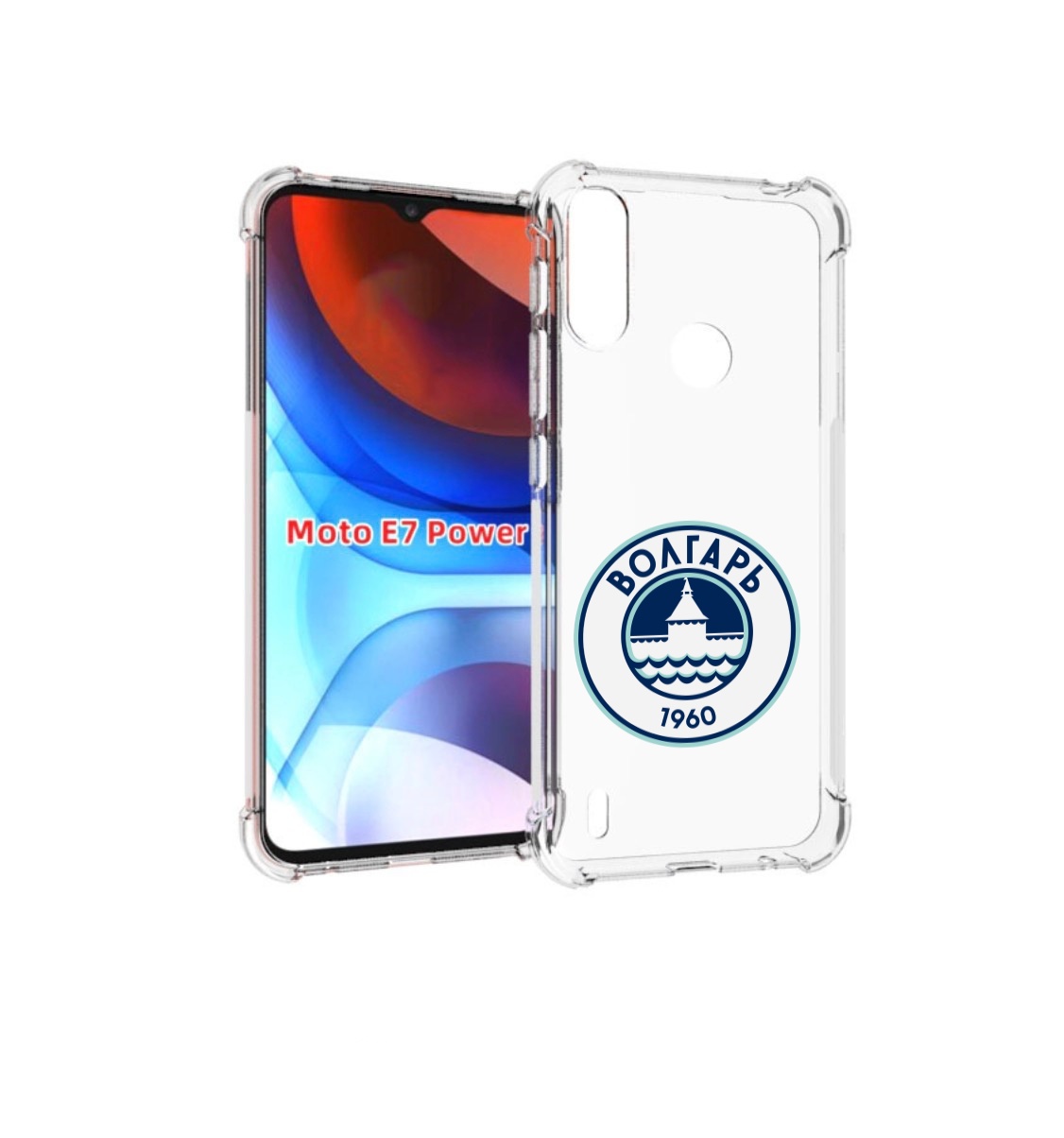 

Чехол MyPads фк волгарь астрахань для Motorola Moto E7 Power, Прозрачный, Tocco
