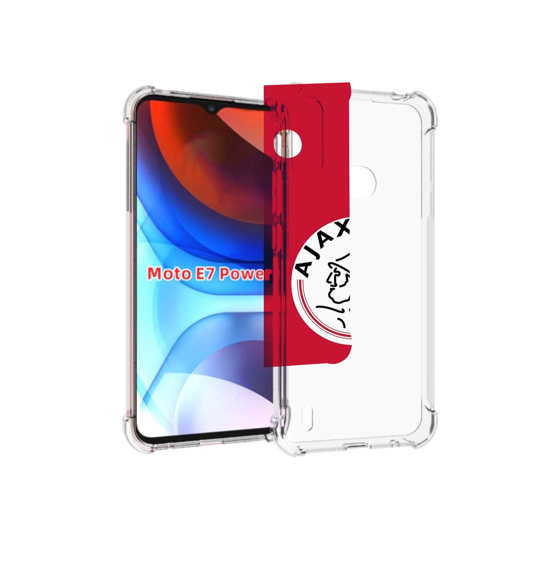 

Чехол MyPads фк аякс амстердам для Motorola Moto E7 Power, Прозрачный, Tocco