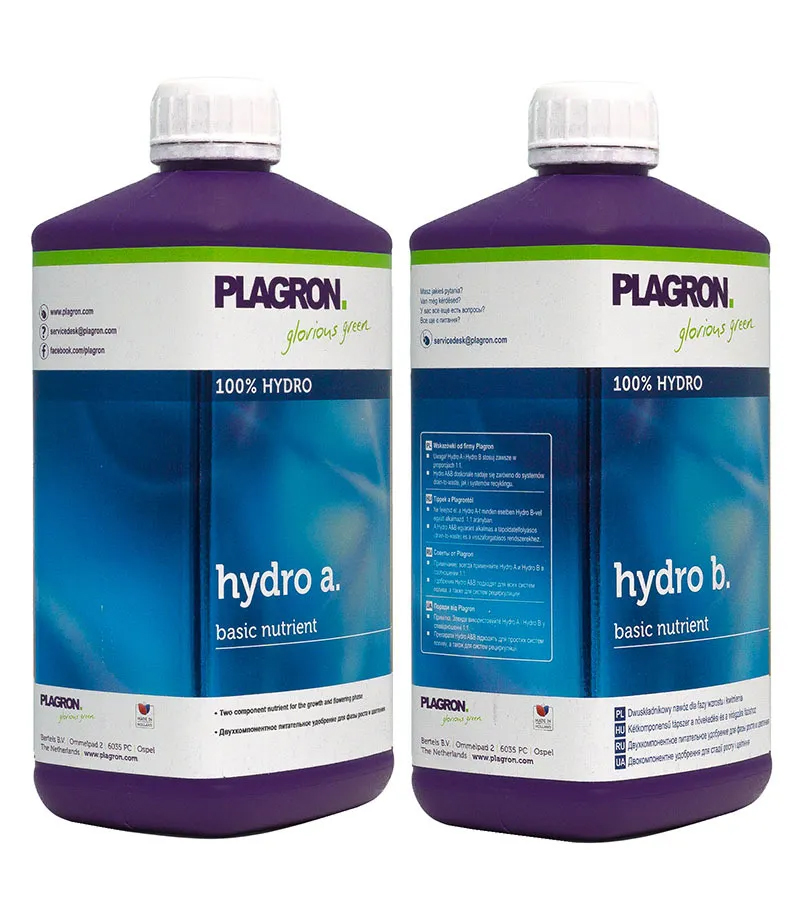 

Удобрение Plagron Hydro A+В 1л, Hydro A+В