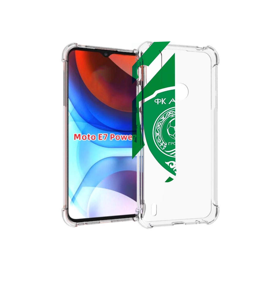 

Чехол MyPads фк ахмат грозныи мужской для Motorola Moto E7 Power, Прозрачный, Tocco