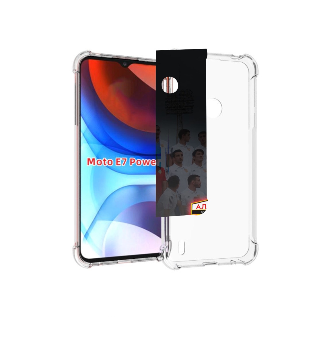 

Чехол MyPads фк алания владикавказ мужской для Motorola Moto E7 Power, Прозрачный, Tocco