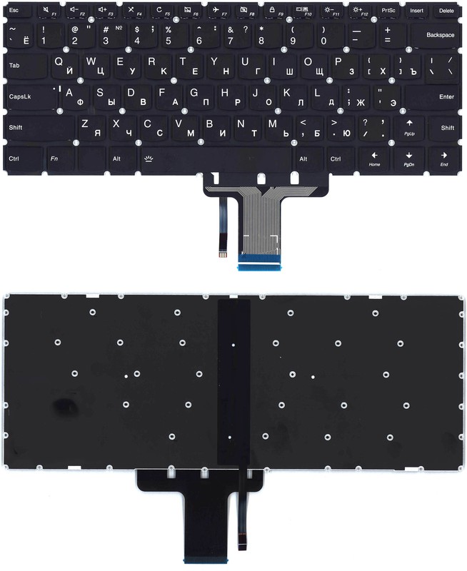 

Клавиатура для Lenovo Yoga 710-14IKB, 710-14ISK, 710-15IKB, 710-15ISK Series, черная