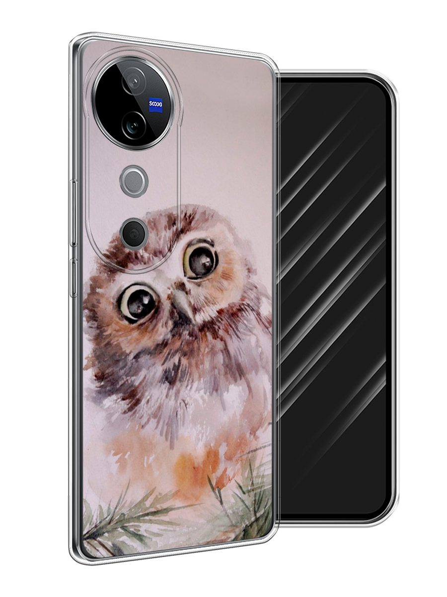 

Чехол Awog на Vivo V40 "Сова на розовом", Розовый;коричневый, 2611450-1
