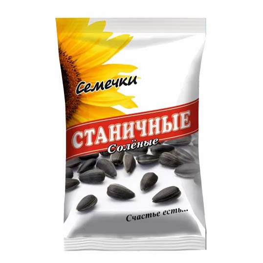 

Семечки подсолнечные Станичные жареные соленые 200 г