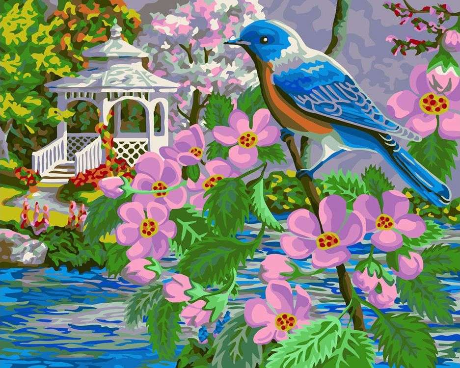

Картина по номерам Фрея Райская птица, 40x50, Фрея Райская птица