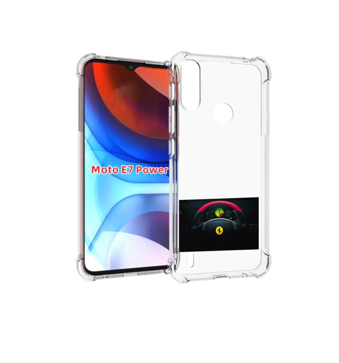 

Чехол MyPads ferrari 2 для Motorola Moto E7 Power, Прозрачный, Tocco