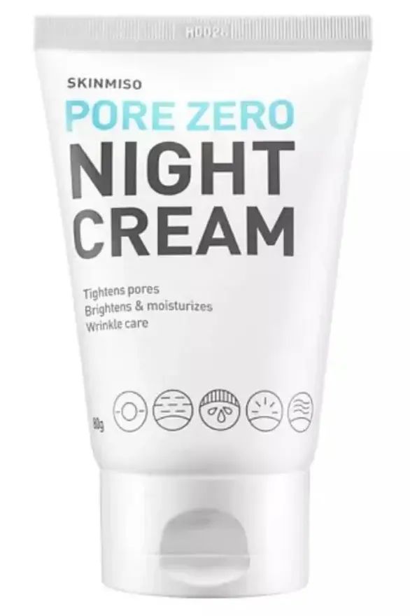 

Ночной увлажняющий отбеливающий крем для лица SKINMISO Pore Zero, 80 г, увлажняющий отбеливающий крем
