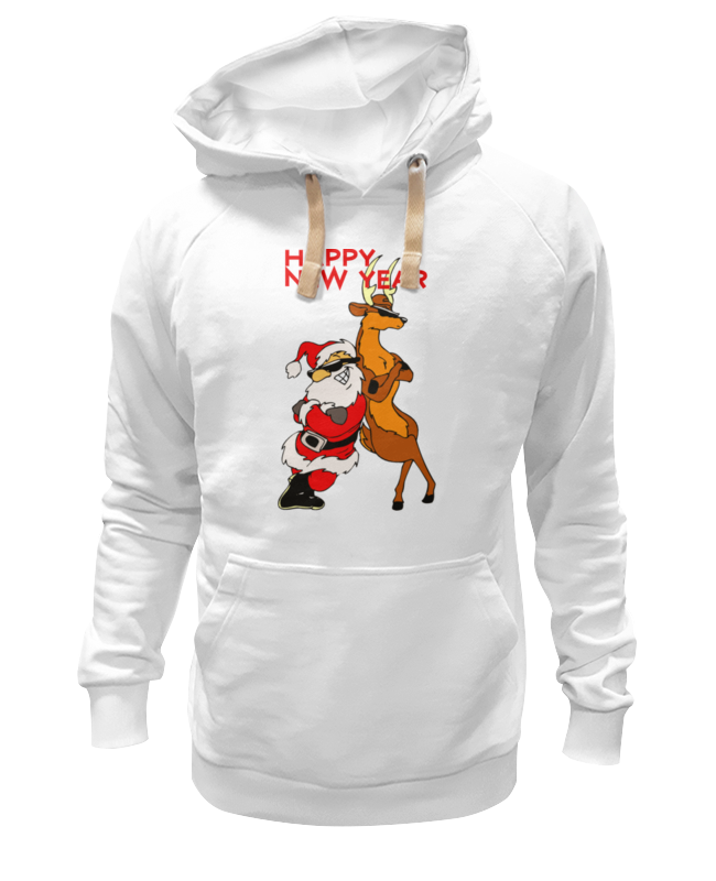 

Худи унисекс Printio Happy new year белое L, Белый, Happy new year