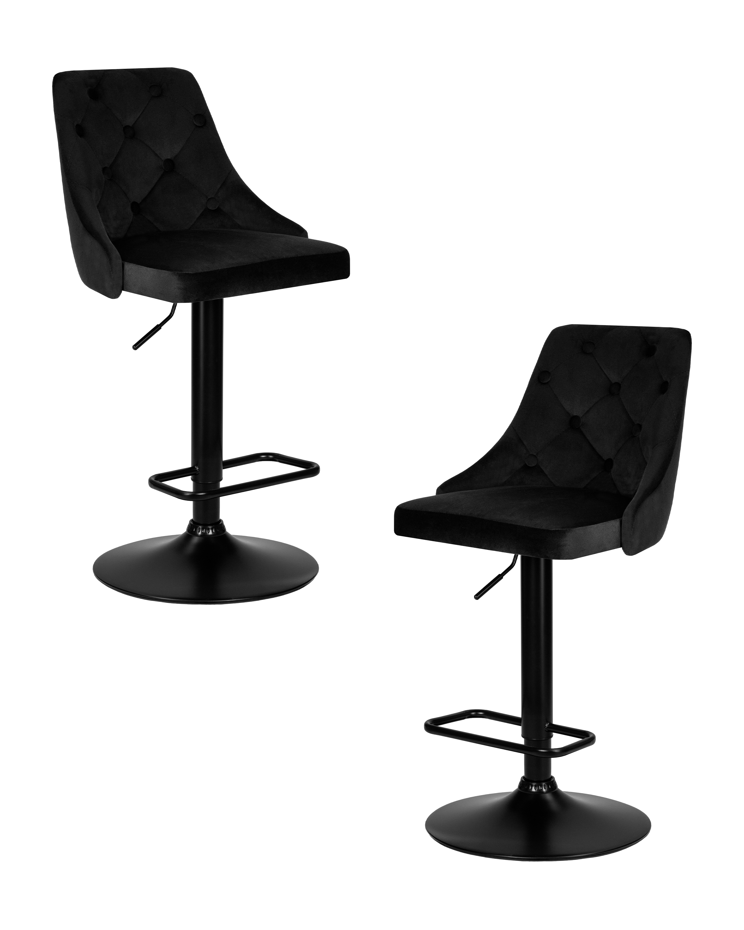 

Барный стул DOBRIN JOSEPH BLACK 2 шт черный, JOSEPH BLACK