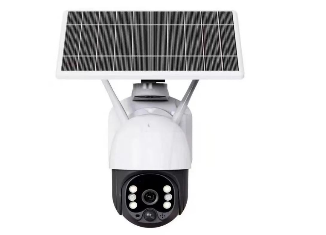 

Поворотная автономная уличная ip камера 3Mp с солнечной батареей Icsee cam Q2, Белый