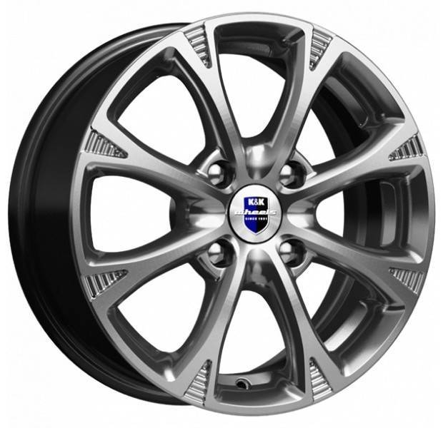 

Колесный диск K&K Блюз (КС606) (DPl) 6xR15 ET46 4*100 D54.1, Серый