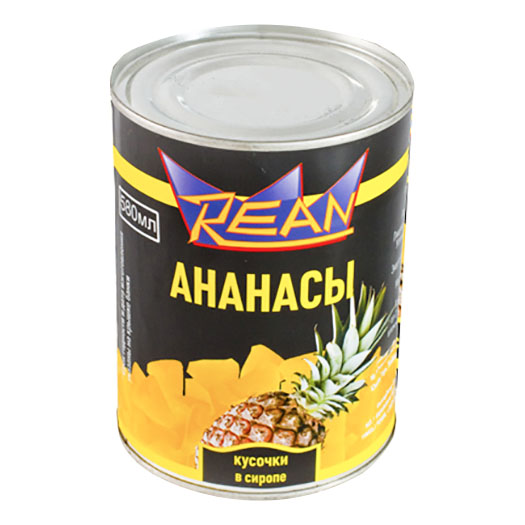 

Ананасы Rean кусочки 580 г