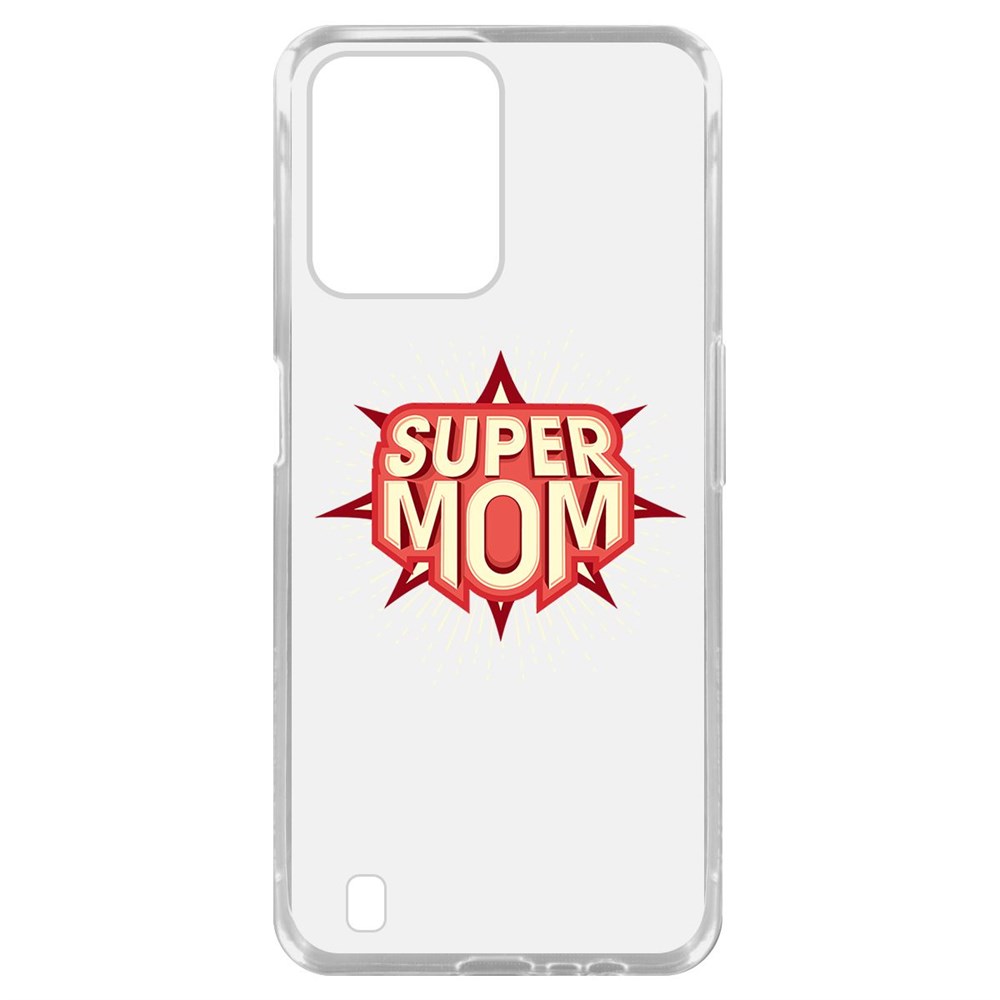 фото Чехол-накладка krutoff clear case супер мама для realme c31