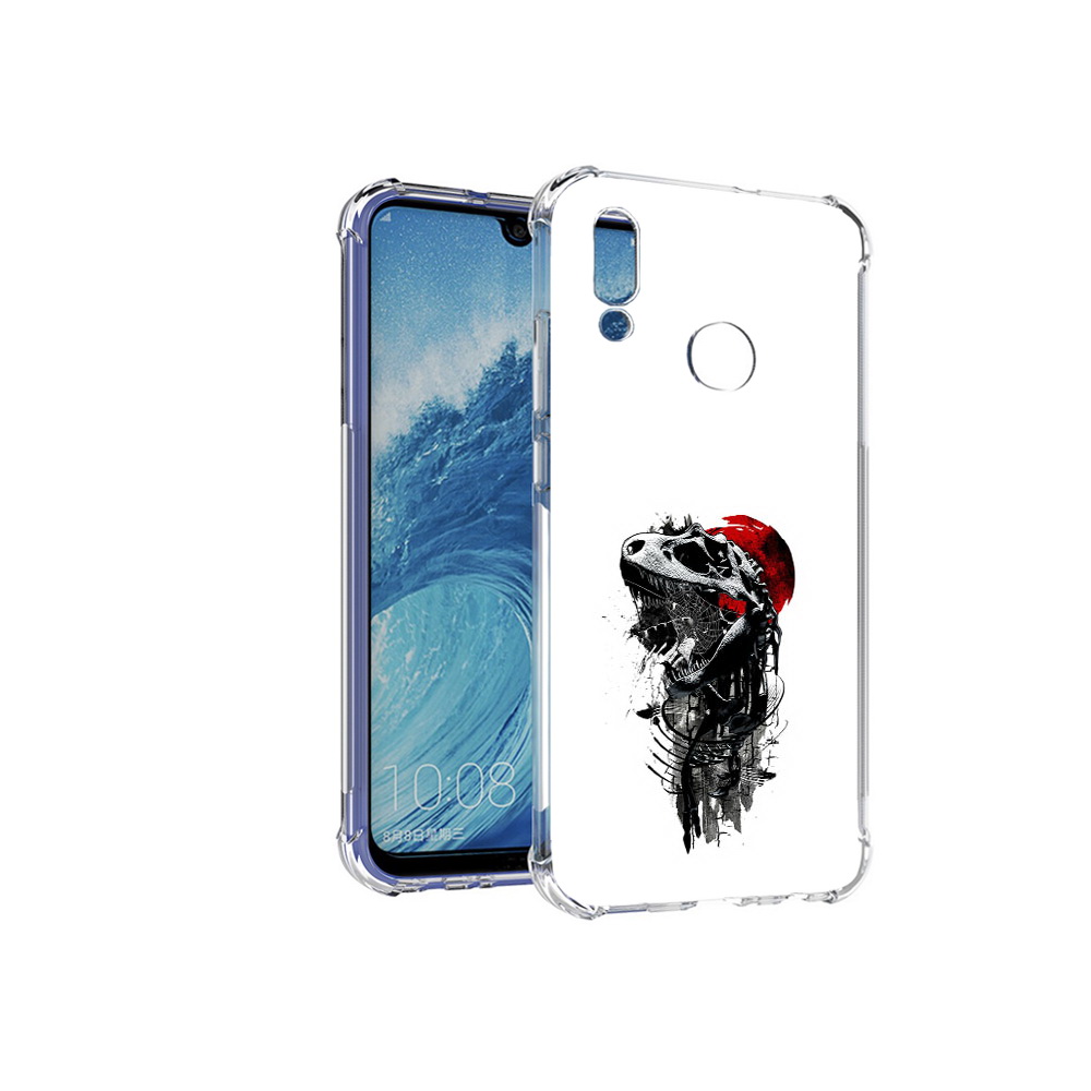 

Чехол MyPads Tocco для Huawei P Smart (2019) вымерший динозавр, Прозрачный, Tocco