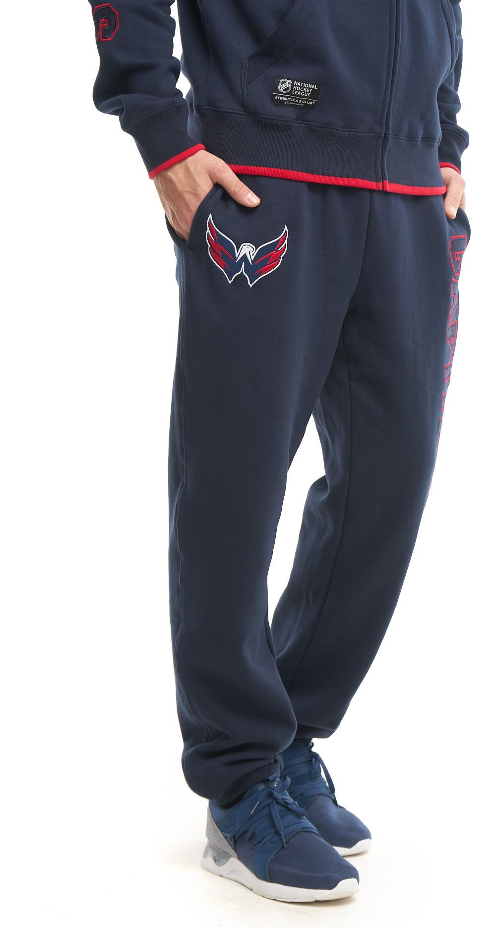 

Спортивные брюки мужские Atributika&Club Вашингтон Кэпиталз 45960 синие 2XL, Синий, Вашингтон Кэпиталз 45960