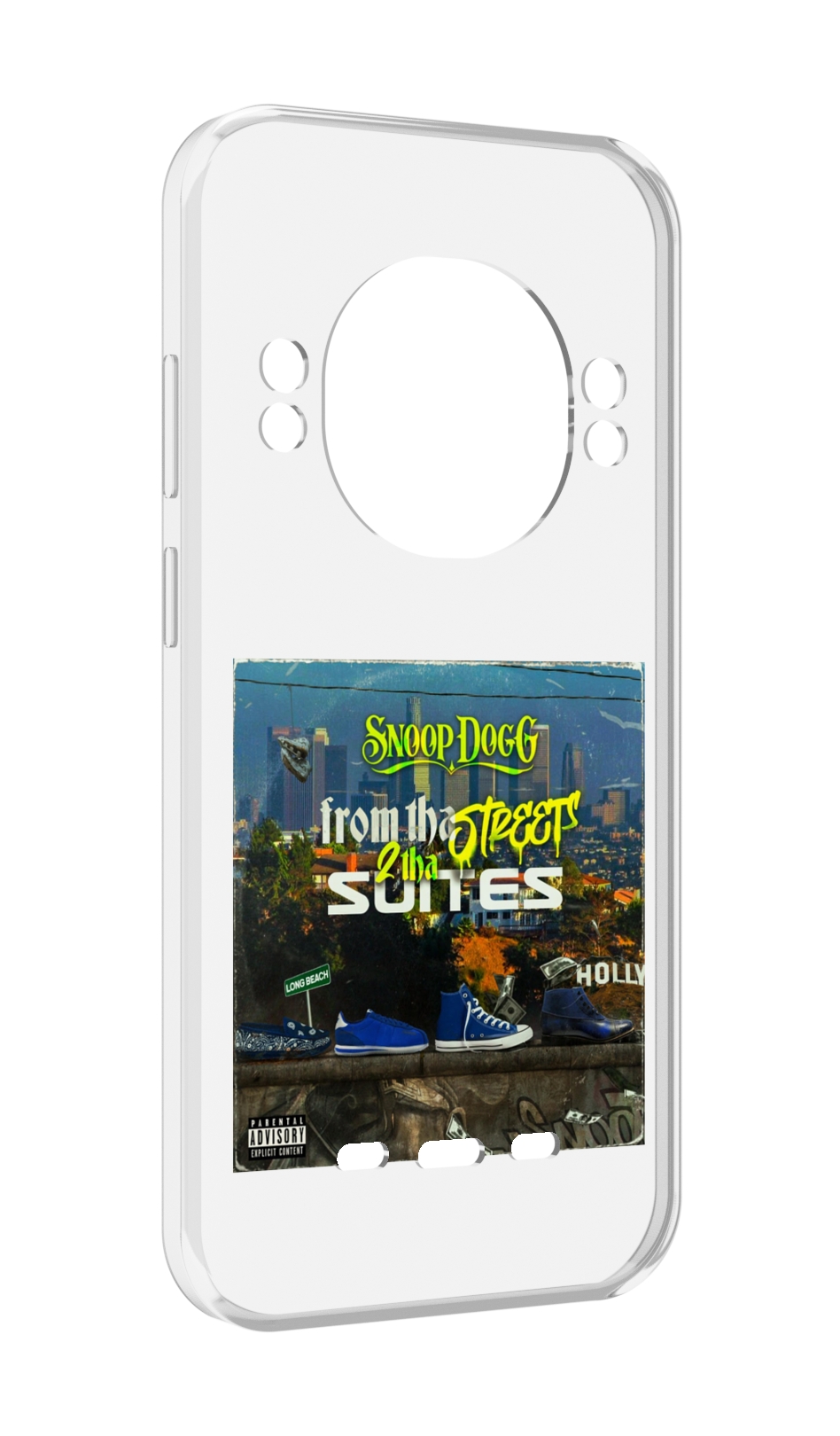 

Чехол MyPads Snoop Dogg FROM THE STREET 2 THA SUITES для UleFone Power Armor 16 Pro, Прозрачный, Tocco