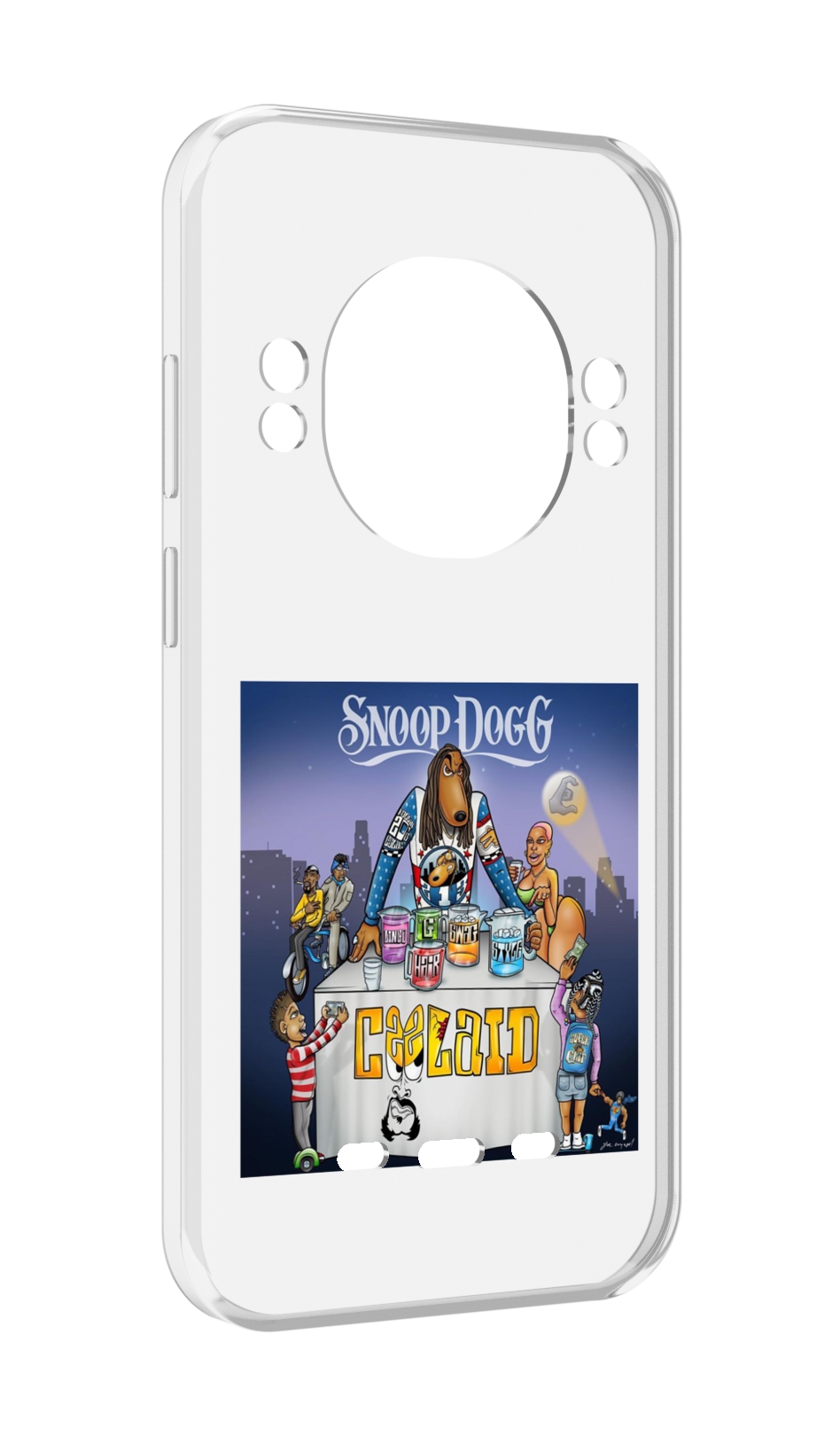 

Чехол MyPads Snoop Dogg COOLAID для UleFone Power Armor 16 Pro, Прозрачный, Tocco