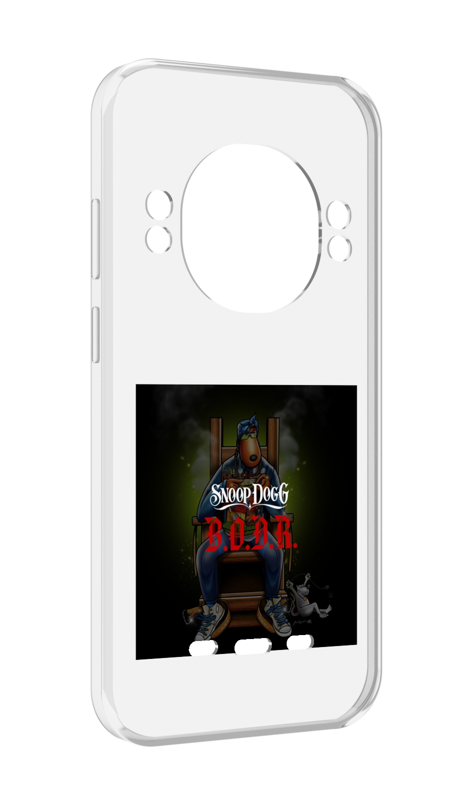 

Чехол MyPads Snoop Dogg B для UleFone Power Armor 16 Pro, Прозрачный, Tocco