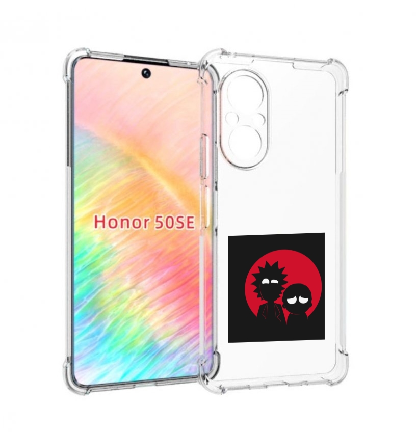 

Чехол бампер MyPads рик и морти в тени для Honor 50 SE противоуд, Прозрачный, Tocco