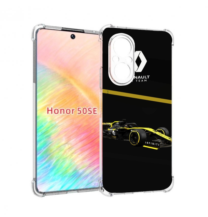 

Чехол бампер MyPads рено renault 2 для Honor 50 SE противоударный, Прозрачный, Tocco