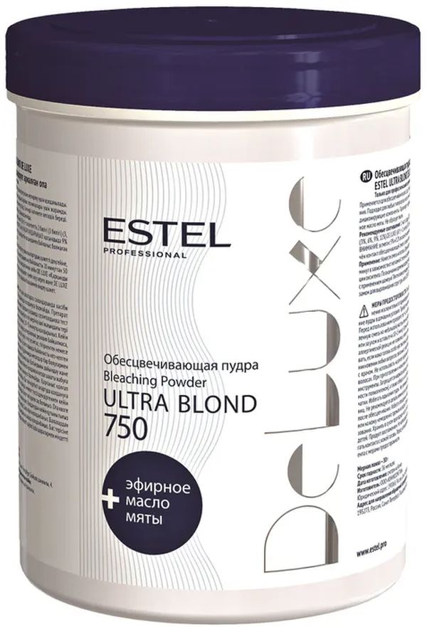 Estel Professional De Luxe Ultra Blond Обесцвечивающая пудра 750 гр.