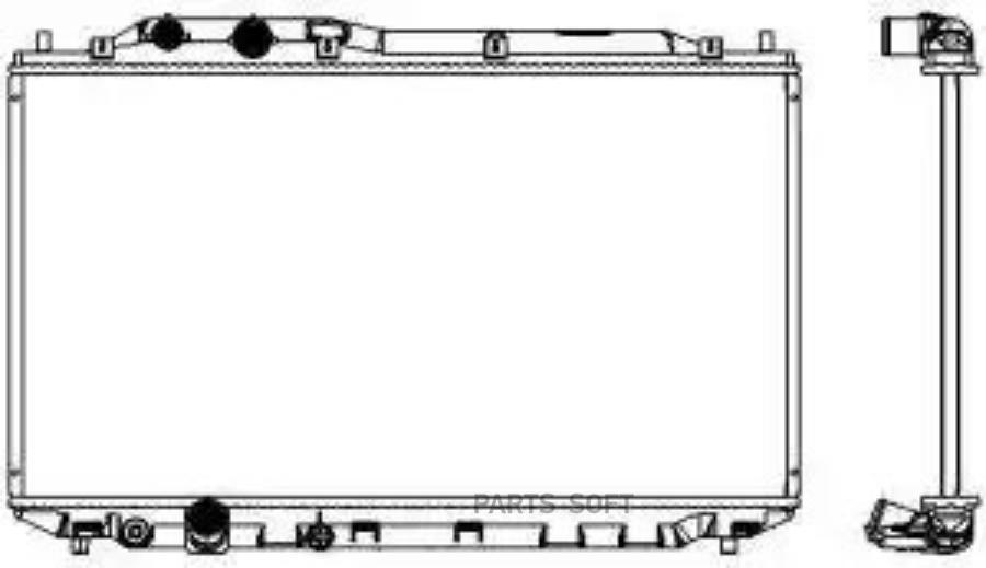 

Радиатор, с мкпп honda honda civic 06-11 32118505