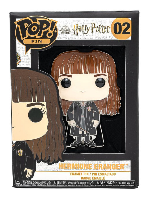 

Значок Funko POP! Pin Harry Potter: Hermione Granger, Бежевый;коричневый;черный