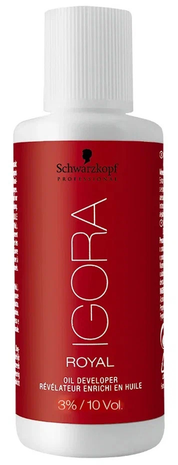 Лосьон окислитель Schwarzkopf Professional IGORA ROYAL на масляной основе 3%, 60 мл