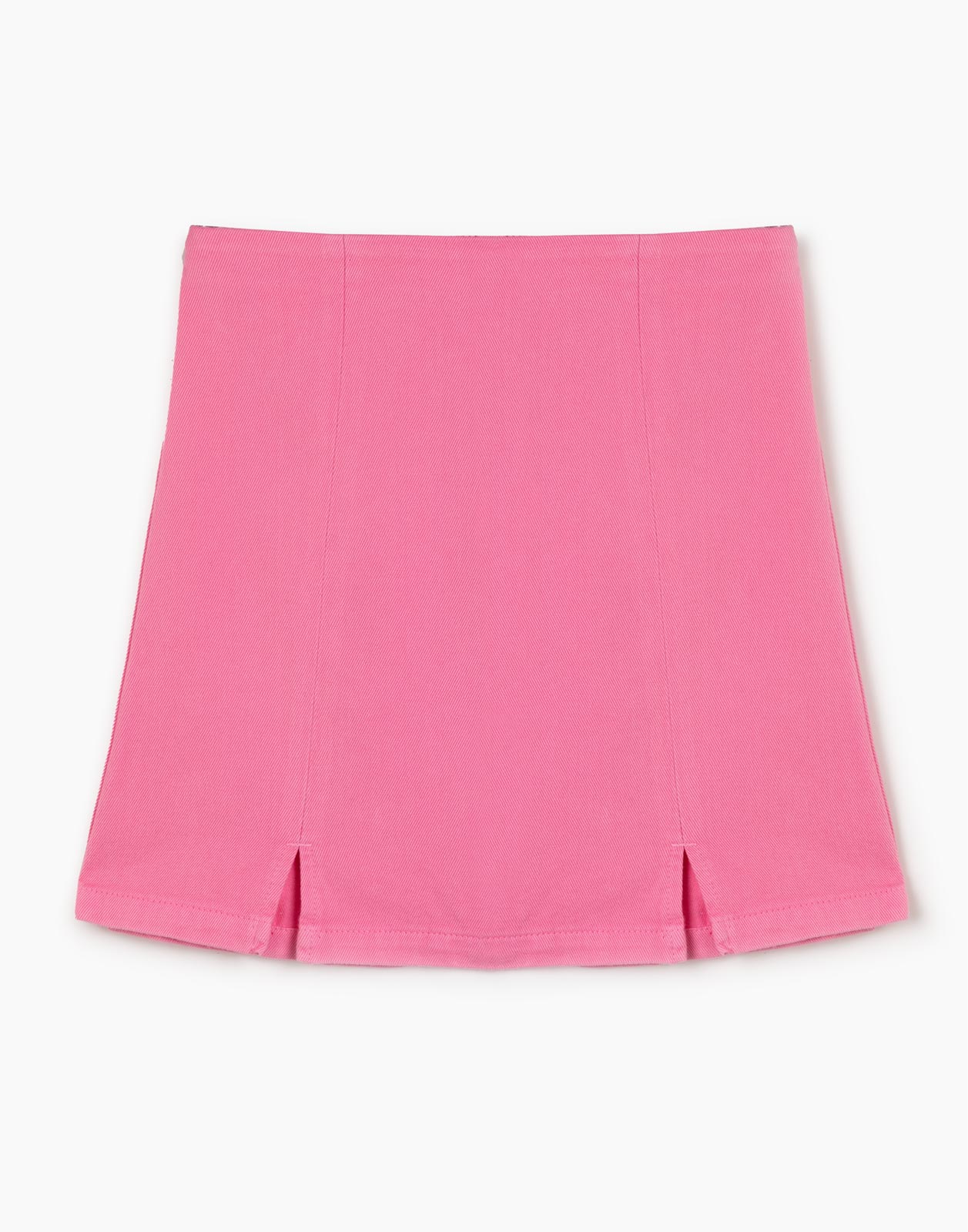 Розовая джинсовая юбка для девочки р.134-140