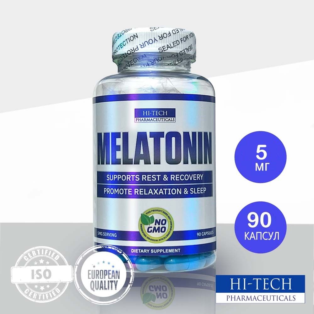 Мелатонин Hi-Tech Pharmaceuticals Melatonin 90 капсул, 5мг