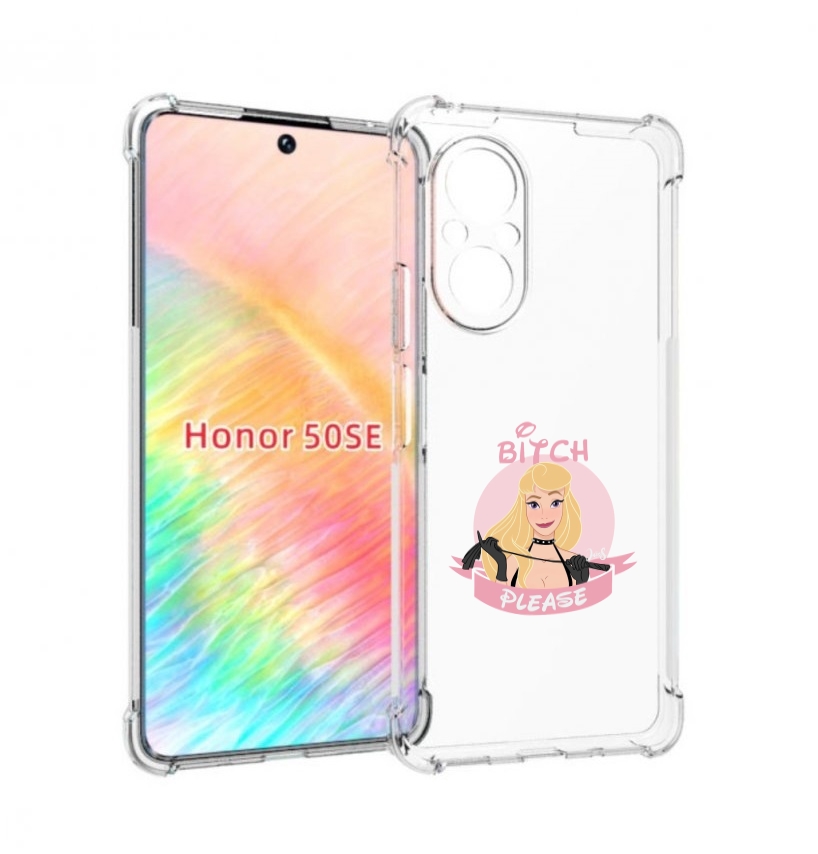 

Чехол бампер MyPads принцесса-аврора женский для Honor 50 SE про, Прозрачный, Tocco