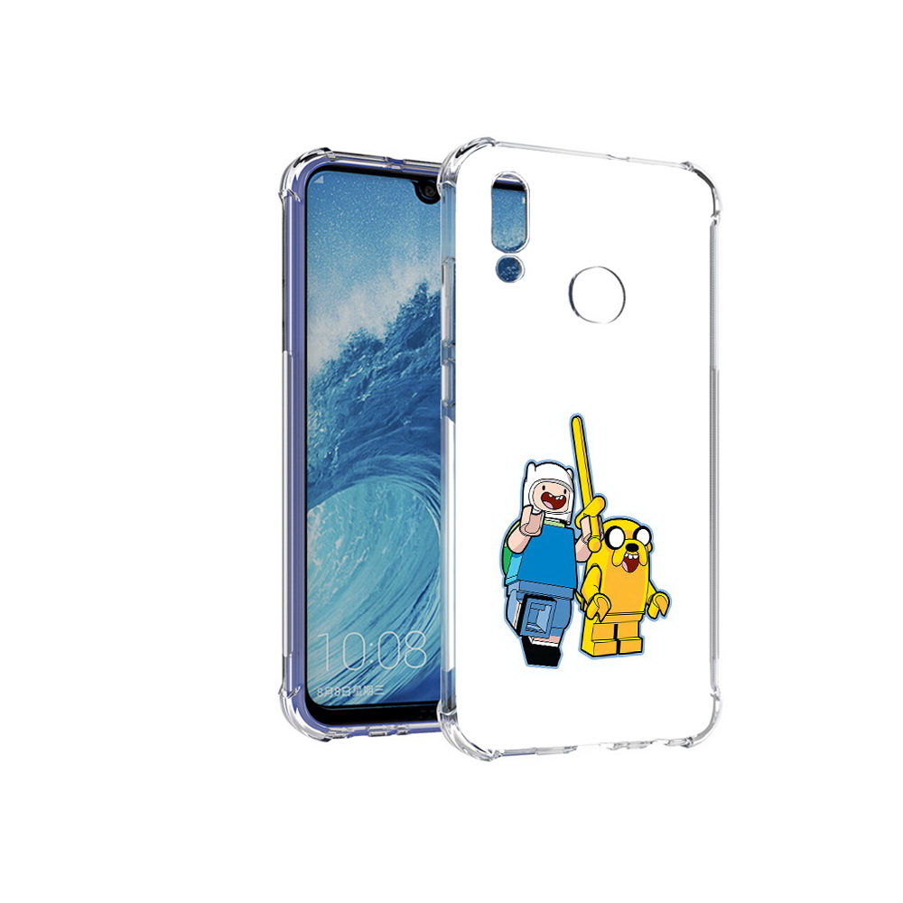 

Чехол MyPads Tocco для Huawei P Smart (2019) время приключений лего, Прозрачный, Tocco