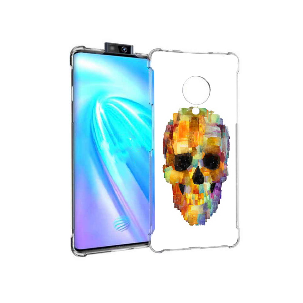 

Чехол MyPads Tocco для Vivo NEX 3 нарисованный череп (PT136035.381.516), Прозрачный, Tocco
