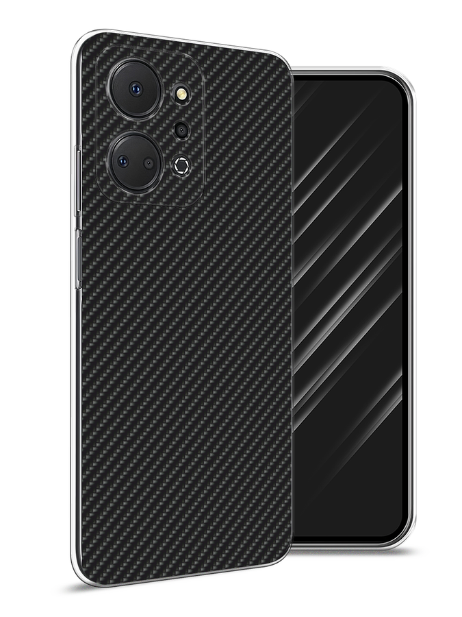 

Чехол Awog на Honor X7A Plus "Черный карбон", 6121850-1