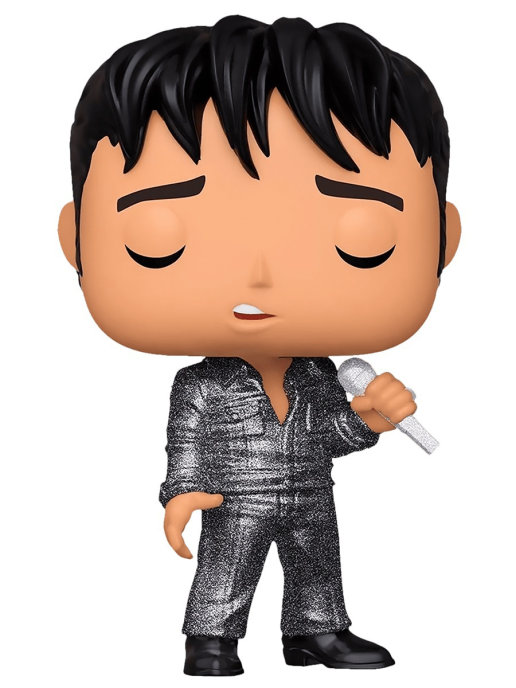 фото Фигурка funko pop! rocks elvis presley: '68 comeback special (diamond glitter) (exc)