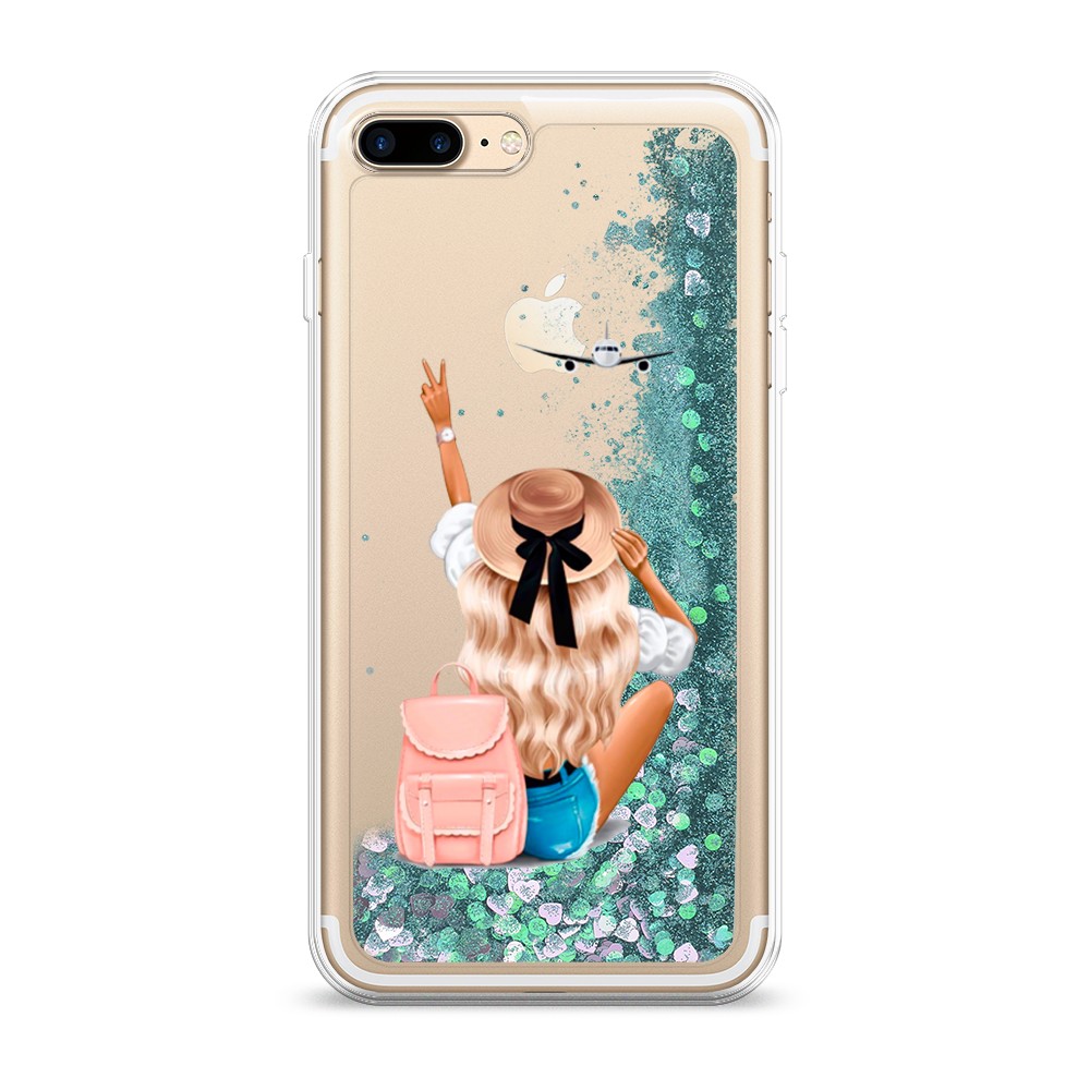 

Чехол Awog на Apple iPhone 8 Plus / Айфон 8 Plus "Автостопом самолетом", 10995-1