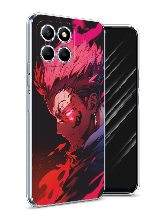 

Чехол Awog на Honor X6s "Взгляд Сукуны", Розовый;красный;черный, 6120250-1