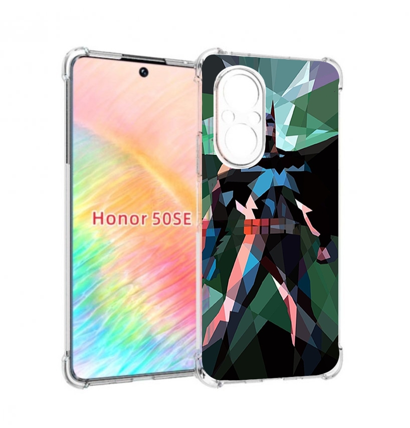 

Чехол бампер MyPads полигональный-бэтмен-арт для Honor 50 SE про, Прозрачный, Tocco