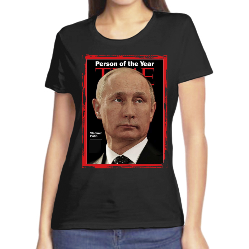 

Футболка женская черная 54 р-р person of the year Vladim Putin, Черный, fzh_Person_of_the_year