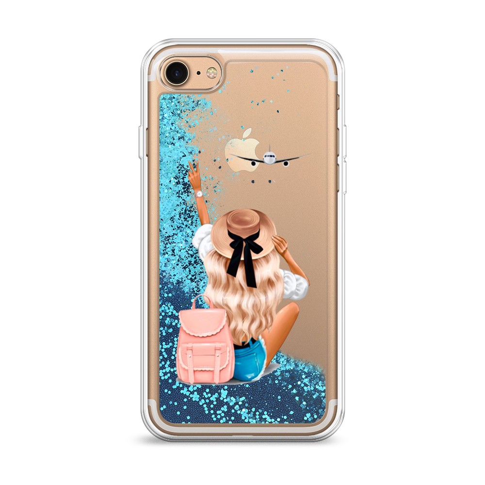 

Чехол Awog на Apple iPhone 8 / Айфон 8 "Автостопом самолетом", Разноцветный, 10893-1