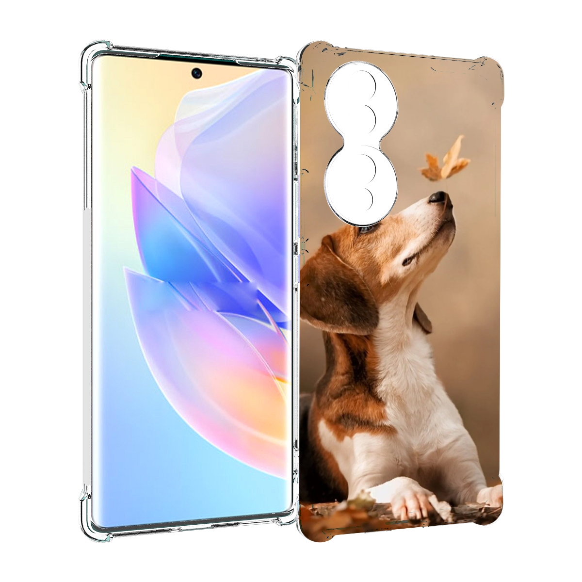 

Чехол MyPads бигль-собака для Honor 70, Прозрачный, Tocco