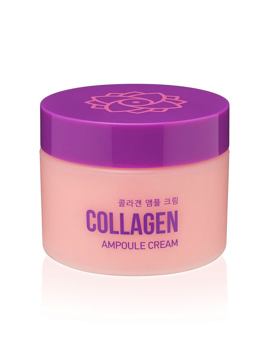 Ампульный крем для лица ASIAKISS, с коллагеном, COLLAGEN AMPOULE CREAM, 50мл sandenier collagen pearl moisturizing cream hexapeptide face cream moisturizing lots of stock