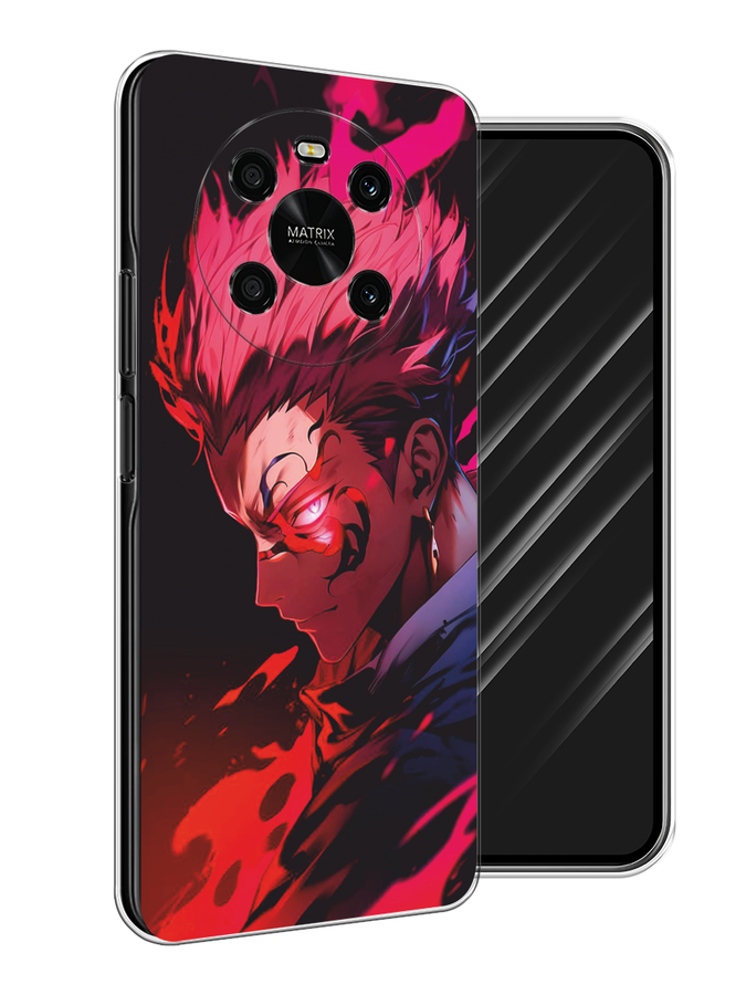

Чехол Awog на Honor X9 4G/Magic4 Lite 4G "Взгляд Сукуны", Розовый;красный;черный, 6108650-1