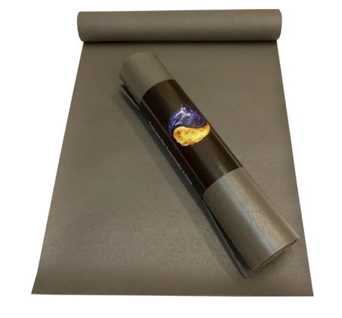 

Коврик для йоги фитнеса и пилатеса RamaYoga 220х80х0,45 см серый