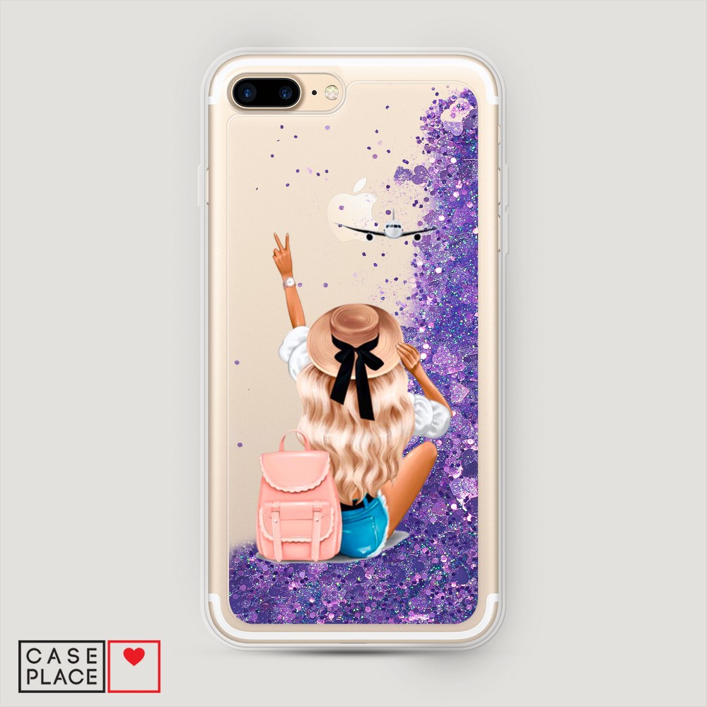 

Чехол Awog на Apple iPhone 7 Plus / Айфон 7 Plus "Автостопом самолетом", Разноцветный, 10792-1