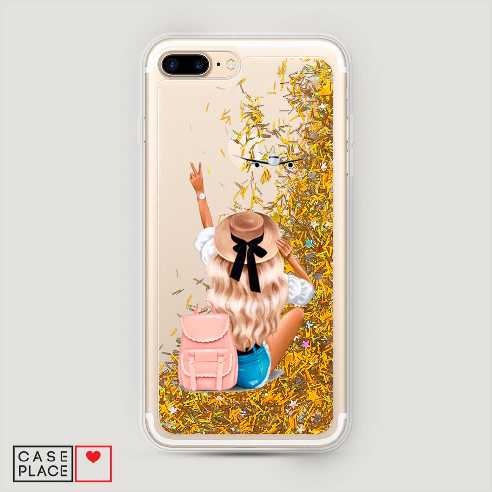 

Чехол Awog на Apple iPhone 7 Plus / Айфон 7 Plus "Автостопом самолетом", 10790-1
