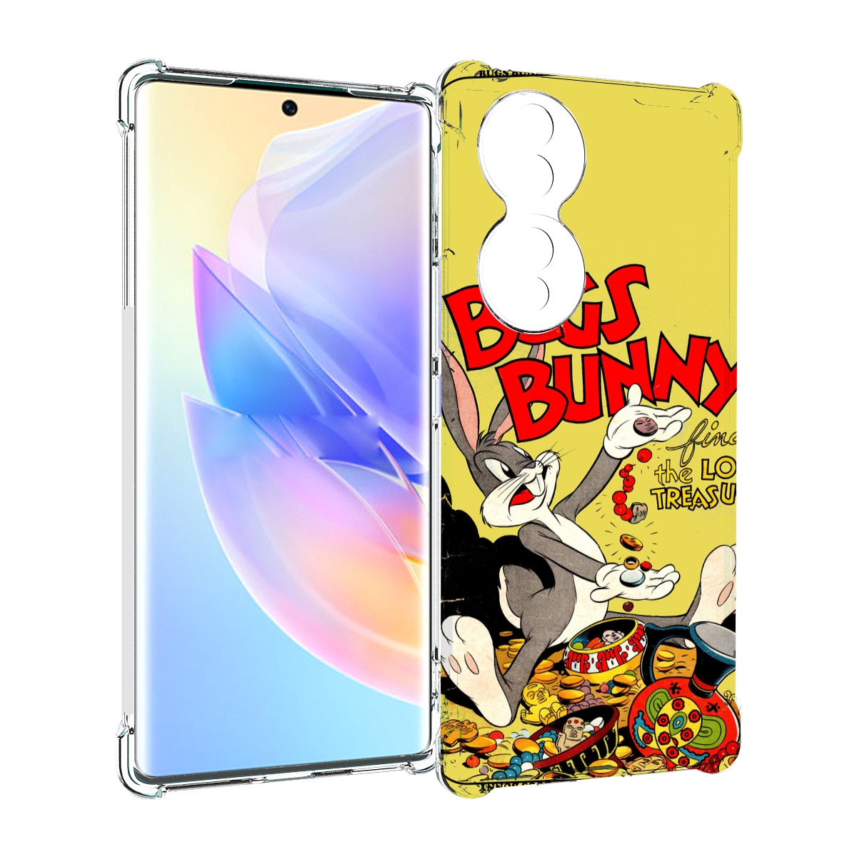 

Чехол MyPads бакс-банни-и-еда для Honor 70, Прозрачный, Tocco