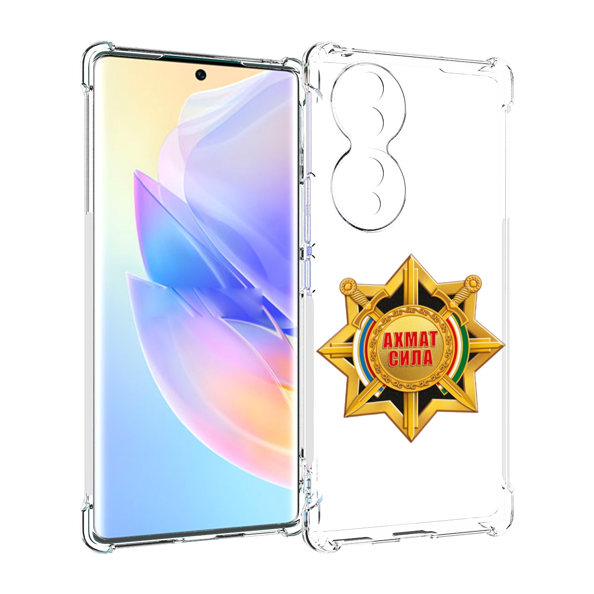 

Чехол MyPads ахмат сила для Honor 70, Прозрачный, Tocco